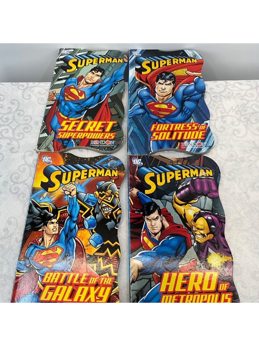 Superman Shaped Board Books Set Of 4